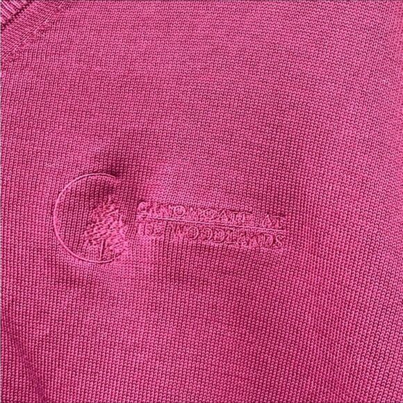 Take 50% OFF- Oxford Golf Burgundy V-neck Sweater, Size-XXL - Picture 7 of 7
